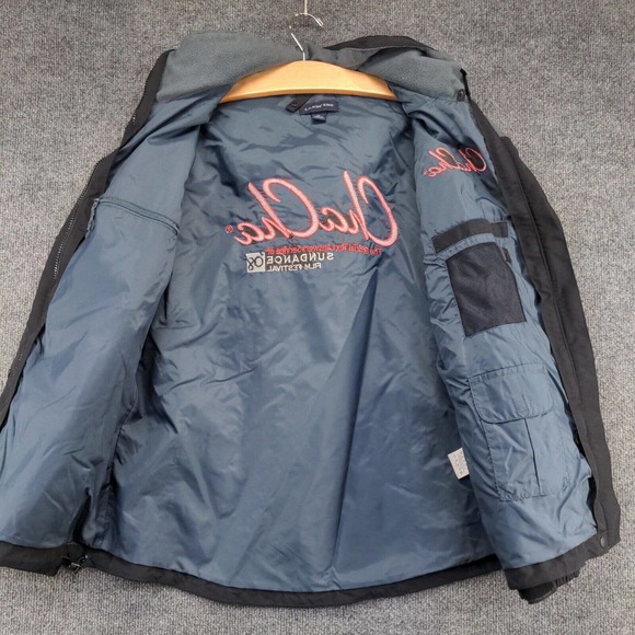 Lands' End Women's 2008 Sundance Film Festival Windbreaker Jacket Black Small - Picture 10 of 15